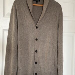 Banana Republic Men's Brown Cardigan Sweater